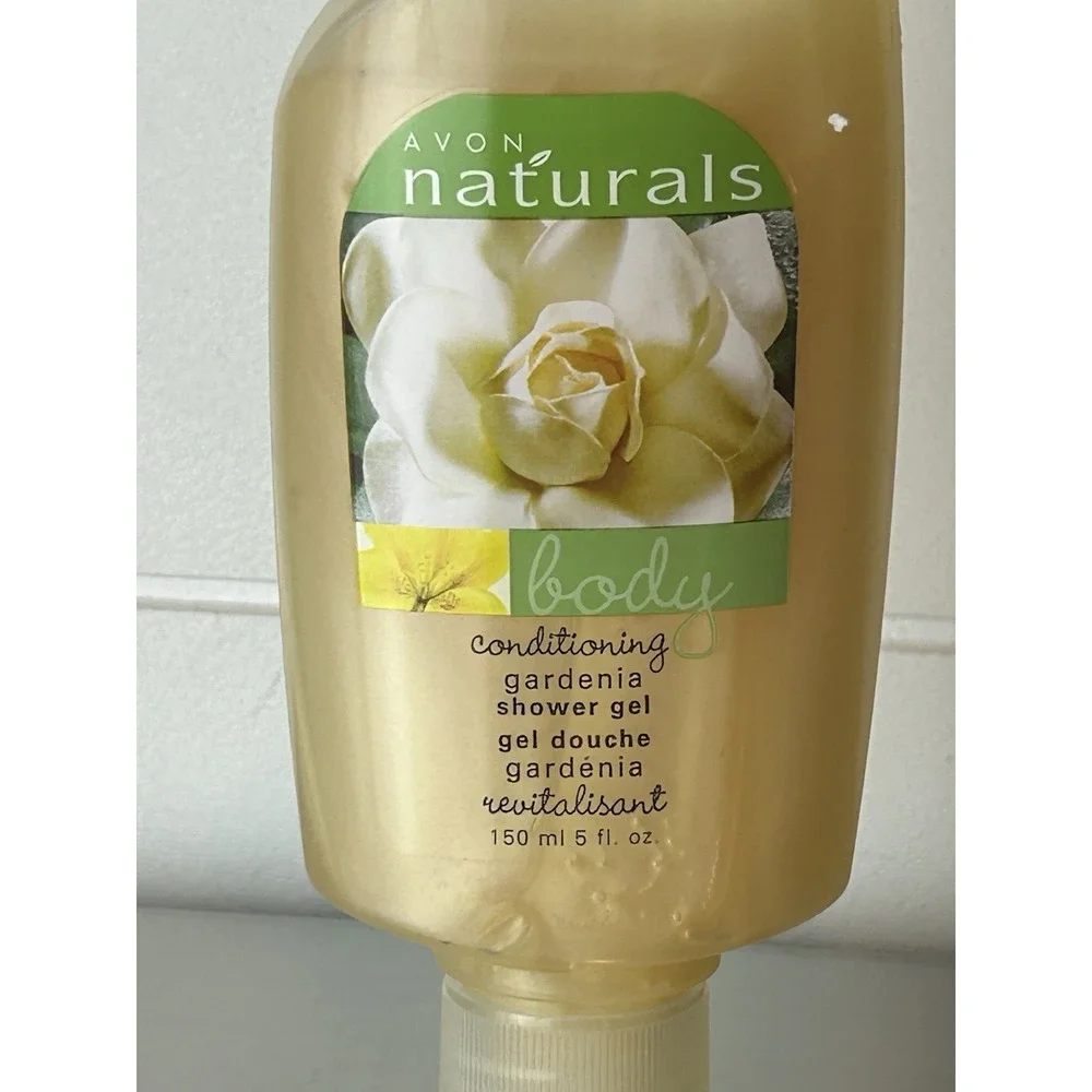 Lot Of 3- Avon Naturals Shower Gel Gardenia & Cucumber Melon‎